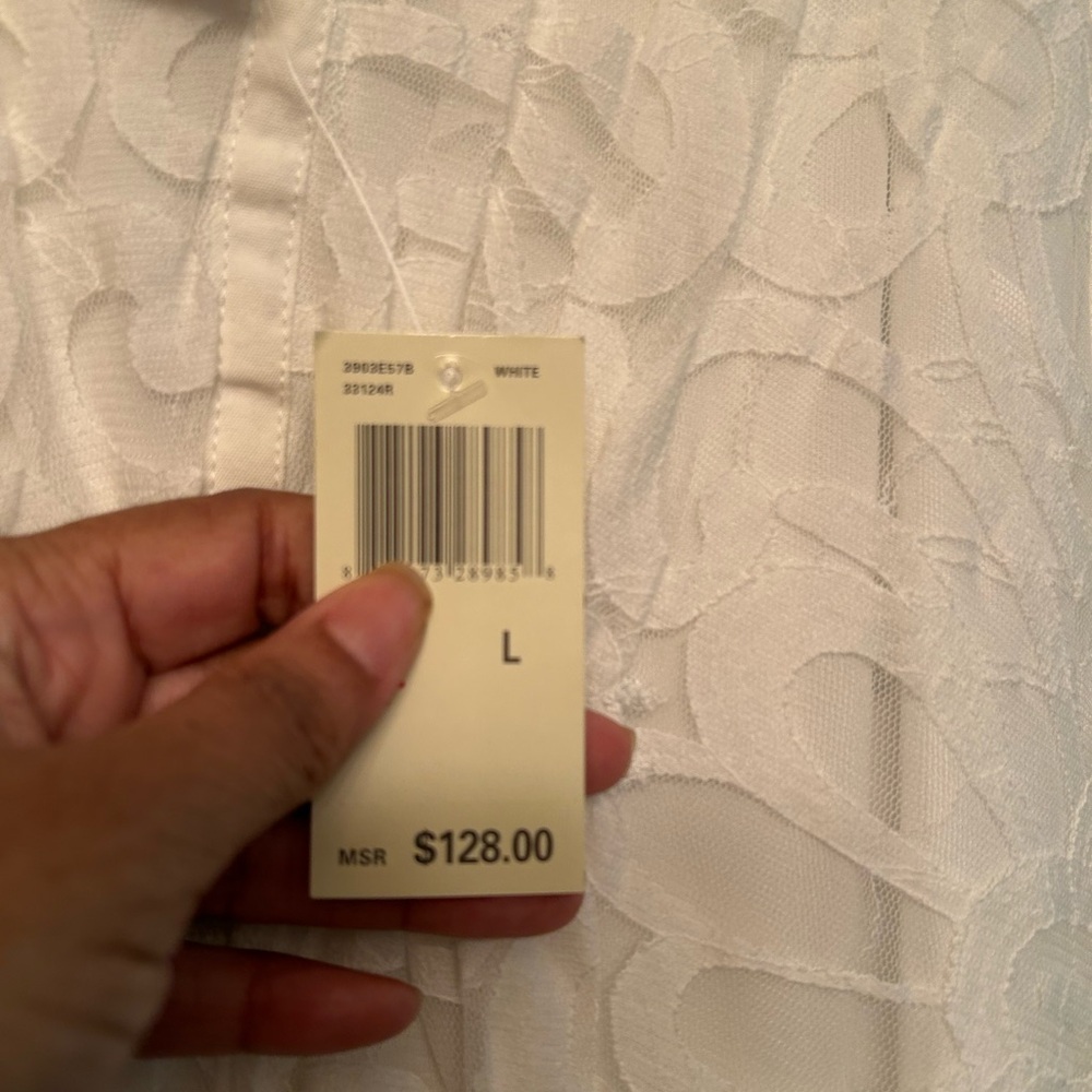 MAXSTudio Off White Supple LACE dress.